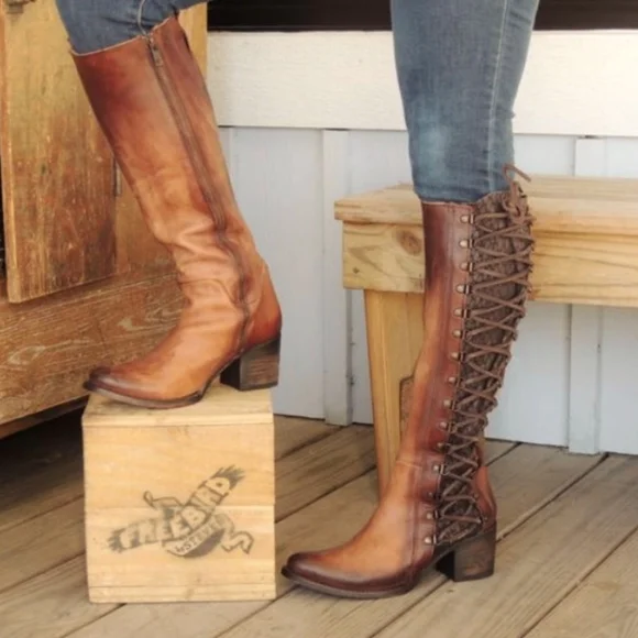 FreeBird WYATT Lace Up Boots size 7 - Picture 3 of 15